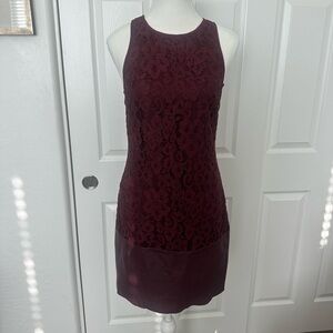 Trina Turk Amyas Women Burgundy Dress - Size 0